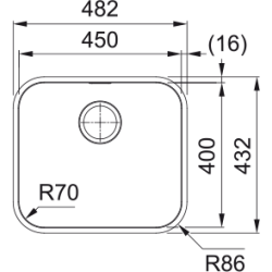 Zlewozmywak Franke Smart SRX 110-45 122.0736.151