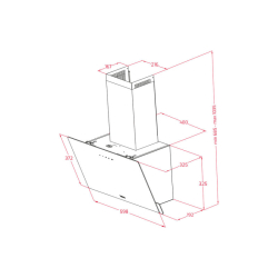 Okap kuchenny TEKA DVN 67050 TTC WH 112950013