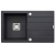 Zlewozmywak Pyramis ARKADIA 78x48 1B 1D czarny 070015301