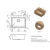 Zlewozmywak Reginox PARIS 54  CAFFE SILVERY + GRATIS