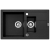Zlewozmywak Pyramis CODAR (78x48) 1 1/2B 1D czarny 070042301