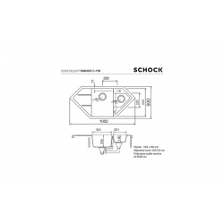 Zlewozmywak Schock SIGNUS C-150 Cristadur Polaris