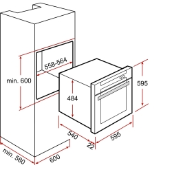 Piekarnik Teka HPS 735 inox czarny 41594322