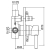 Bateria wannowo-natryskowa Tres ALP-TRES 1.83.180 chrom