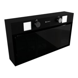 Okap kuchenny GLOBALO Spineiro 60.1 Black + Turbina TW 2.1 - Zakup u Producenta - Wysyłka 0 zł - Dostawa nawet w 24h