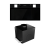 Okap kuchenny GLOBALO Spineiro 60.1 Black + Turbina TW 2.1 - Zakup u Producenta - Wysyłka 0 zł - Dostawa nawet w 24h