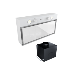 Okap kuchenny GLOBALO Fluxime 60.1 White + Turbina TW 2.1 - Zakup u Producenta - Wysyłka 0 zł - Dostawa nawet w 24h